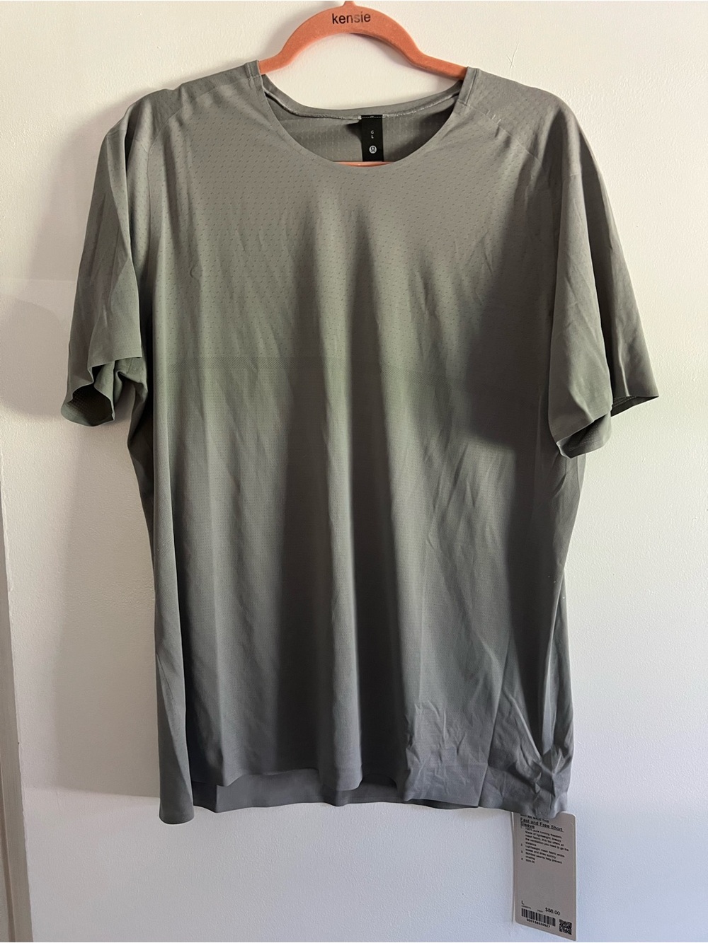 Lululemon Fast and Free Men's Grey Performance Tee